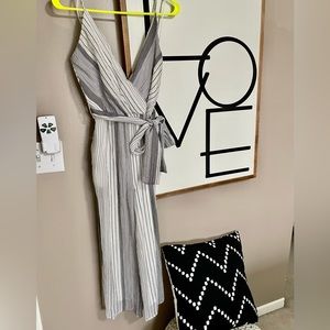 Boutique black & white jumpsuit